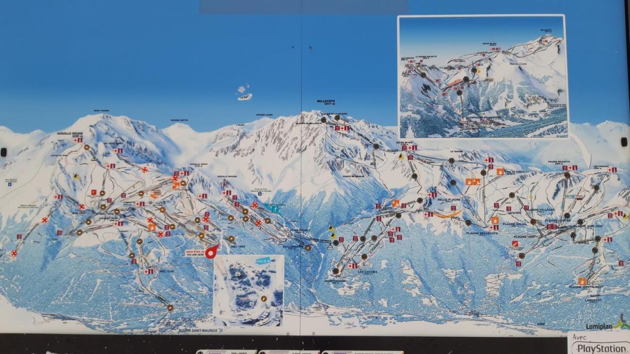Bourg St Maurice Les Arcs 1800 Les Lauzieres Jolie Vue, Nature, Espace, Bien Etre, Plaisir, Paisible Luaran gambar